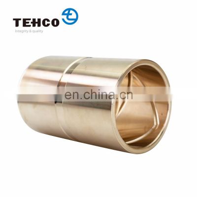 Wholesale Customized Oil Grooves Brass Shaft Bushes Bronze Bushing Custom Bronze Material and Oil Grooves Styles As Demand.