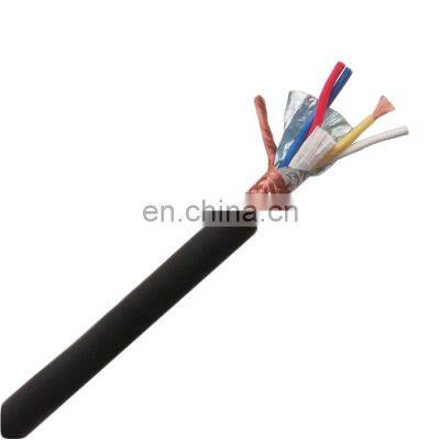 Twisted pair shielded wire flexible electrical wire signal transmission  cable RVVPS