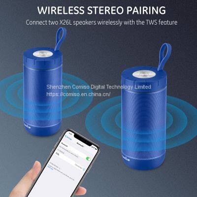 Waterproof Bluetooth Speaker IPX7, 25W Wireless Portable Speakers Loud Sound Strong Bass Stereo photo-5