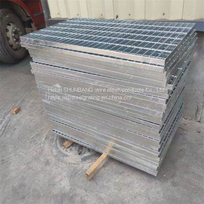 Spot hot-dip galvanized steel grating, drainage ditch cover plate, platform step steel grating, car wash room galvanized water leakage grating