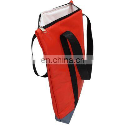 High Quality Custom Zipper Pocket Outdoor Beach Picnic Storage Food Cans Folding Tote Insulated Cooler Shopping Bag