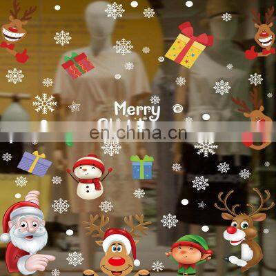 Direct Selling Personalized Wall Static Cling Snowflakes Christmas Stickers Window photo-2