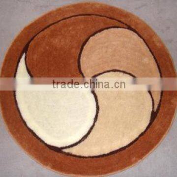 Wholesale Cheap Polyester Microfiber Round Bath Mat