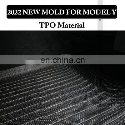 2022 All Weather 3D Car Mats for Tesla Model Y Customized Car Floor Mat for 2022 Model Y Back Seat Cover Mats Car Accessories photo-4
