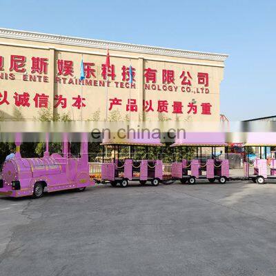 Amusement Park Rides Stock Children 40 Seat Trackless Train Rides for Sale photo-4