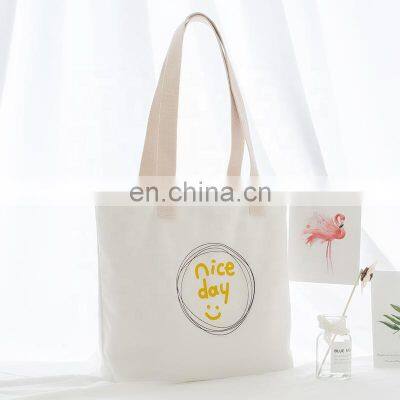 Manufacturer Aesthetic Bolsa De Lona No Minimum Oem Ladies Custom Premium Shopper Cotton Canvas Tote Bag