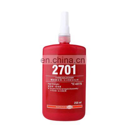 250ml Loctiter 2701 Thread locking Adhesive High strength oil resistance screw Sealing Glue