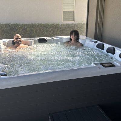 JOYEE OEM Luxury 133 Massage Jets Cheap Price Family Party Massage Spa Hot Tub For Outdoor photo-4