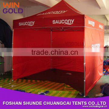 Commercial steel structure 3x3m folding tent pop up gazebo with custom logo