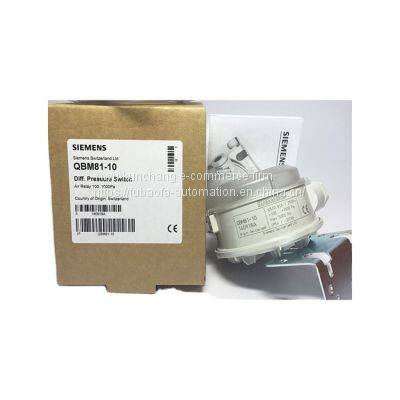 Original Siemens Differential Pressure Switch QBM81-5 (50-500Pa) for Ventilation and air conditioning system