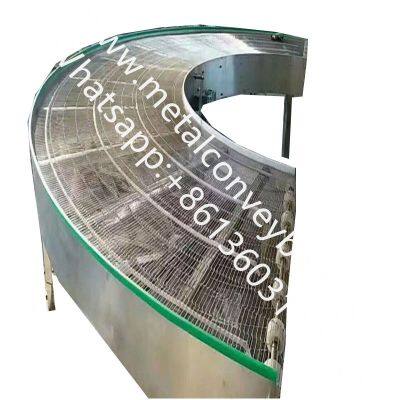 Curved flat flex conveyor belt can suit more equipment.