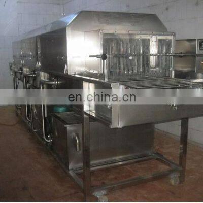 Efficient Cages Cleaning Line Steam Heating Plastic Basket Washing Machine photo-3