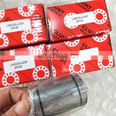 High quality and Fast delivery bearing LME25UUOP size: 25*40*58mm long life linear bearing LME25UUOP