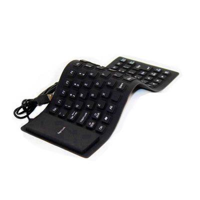 85 Keys Custom Foldable Silicone Keyboards for PC Notebook Laptop USB Wired Waterproof Folding Roll Up Rolling Keyboard