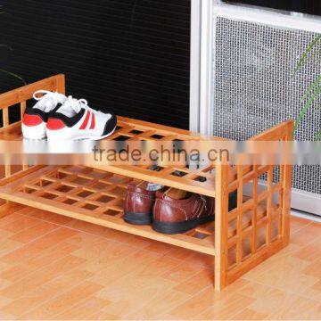 eco-friendly bamboo shoe rack