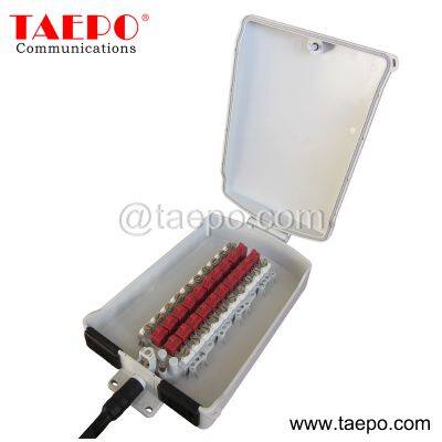 Outdoor 20 pairs terminal box for STUB module with protection from China Factory TAEPO