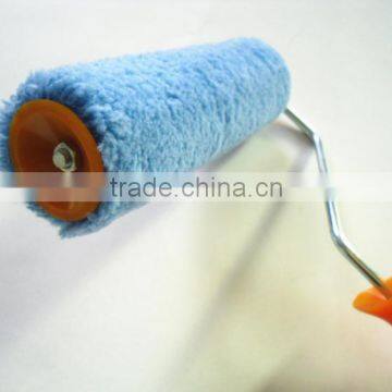 Cheap price paint roller brush with screw bolt in the end single wire roller frame