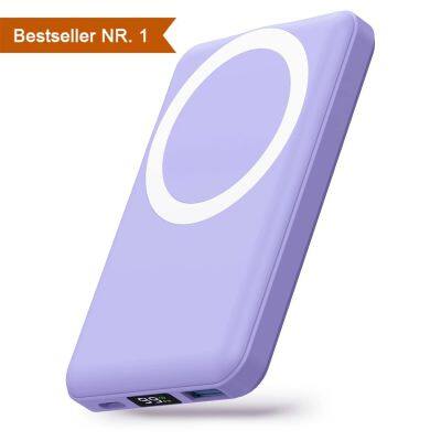 2024 pocket mini power bank fast charging Magnetic Wireless Power Bank 10000mah Large Capacity Power Bank Portatil D007