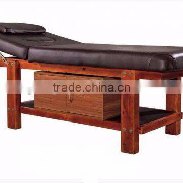 Beiqi 2016 New Beauty Salon Comfortable Stable Massage Bed With Wood Base Solid Wood Furniture photo-2