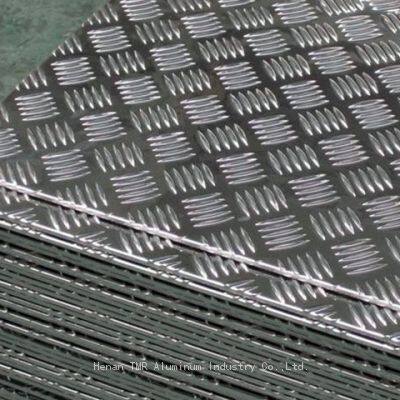 Marine & Construction 5 Bar Aluminum Checker Plate – Corrosion-Resistant Tread Sheet for Decks & Walkways
