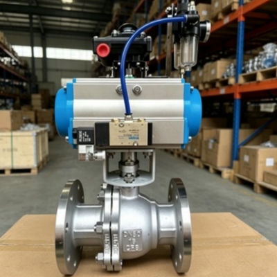 DIN Standard Pneumatic Ball Valve Full Port Stainless Steel 316L 2PC/3PC Floating Ball Valve
