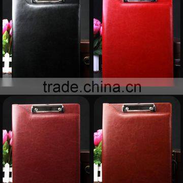 4 Colors Customizable PU Leather Double Sided Clip Board for Office Gift Supplier's Choice photo-2