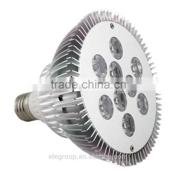 China sell aluminum material E27 led par 38 light 9w