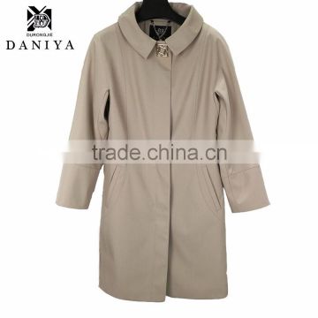 YMYD-7630 Women Trench Coat Korean Plus Size Single-Breasted Coats Women Winter Outwear Clothing Casual Coat Custom Windbreaker