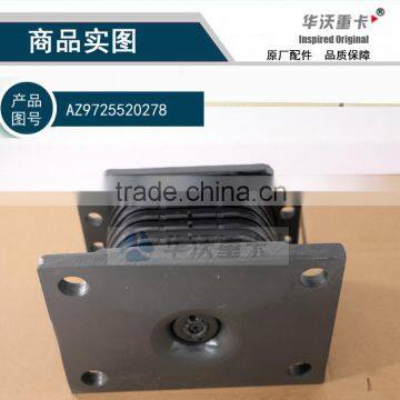 AZ9725520278 Howo Spare Part Truck Rubber Bearing/rubber Seat photo-2