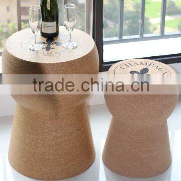 2015 New big champagne cork stool table