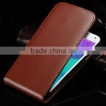 Mobile phone accessory wholesale leather cover up light up phone case for samsung S4 S5 S6 S7 EDGE