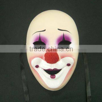 Cute and funny halloween clown mask