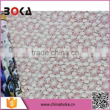 Wholesale products china embroidered accessories water soluble lace fabric