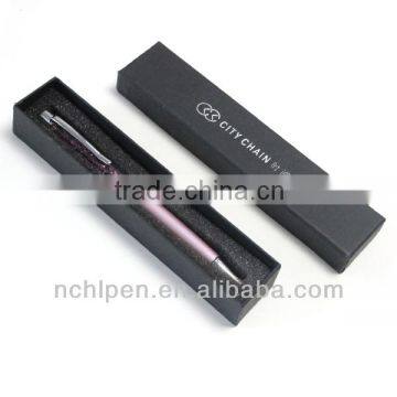 Wholesale price promotional stylus pen with glitter