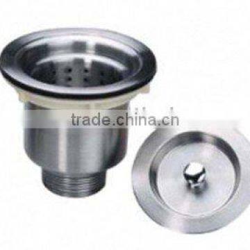 stainless steel basket strainer for kitchen sink