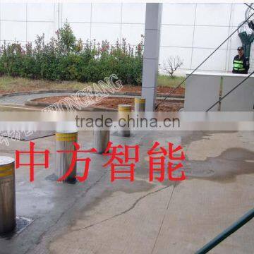 Remote control retractable stainless steel traffic safety barrier