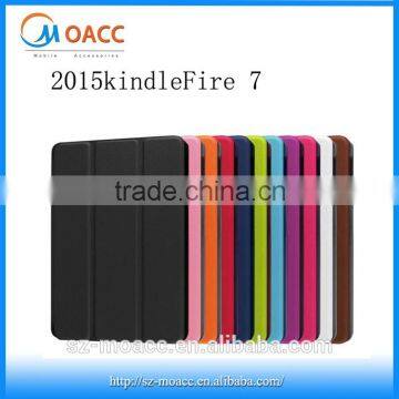 Hot selling stand Flip leather case cover for kindle fire HD 7 case