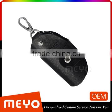 New style black leather key holder for business gift