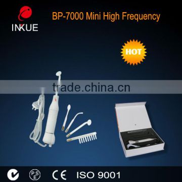 BP-7000 physiotherapy team high frequency hair growth electric violet wand and electrode stimulator massage machine