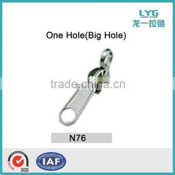 2015 hot selling customized wholesale N76 Single Lock slider puller for bag