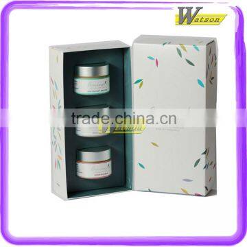 Custom wholesale luxury lady round PU jewelry box as Christmas Gift