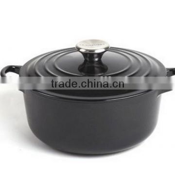 Enamel cast iron cookware casserole pot