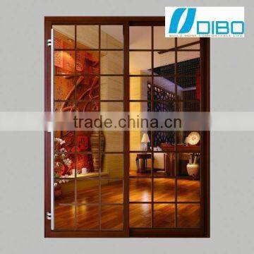 2014 high quality bathroom design lofty electrophoresis sliding door