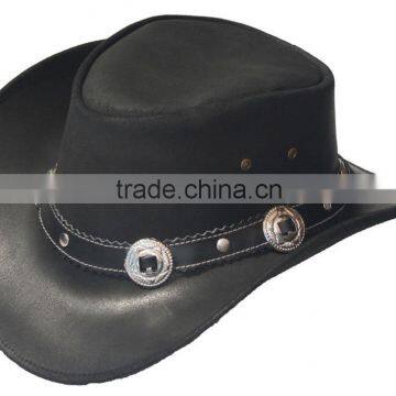 fashion western cowboy hats/Genuine Cowhide Leather cowboy hats/WB-CH-1204