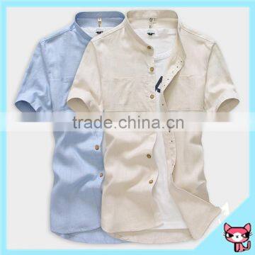 Special Design Sixteen Button Cotton Shirt