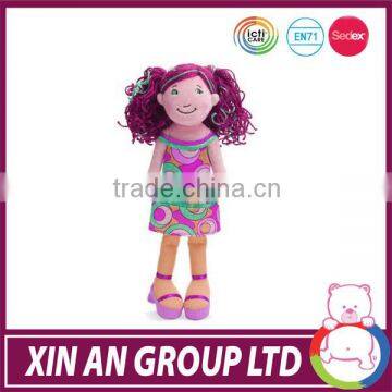 2014 hot sale plush online doll dress-up girl game