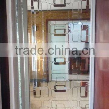 Frosted glass / acid etched glass for shower doors