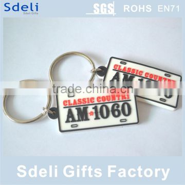 cheapest custom keychain/soft pvc keyring/rubber keychain