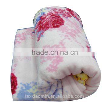 100% polyester micro flannel fleece blanket