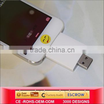 Xianhe sell Factory price and cheapest designer OTG animal shape usb flash drive for phone